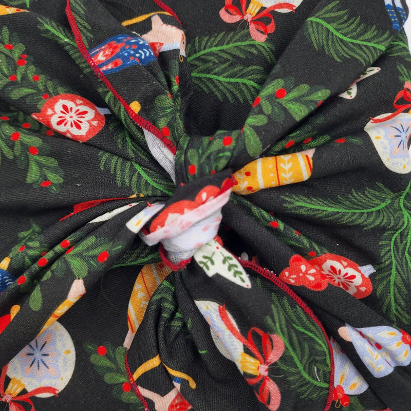 Folk Julepynt - 4 Furoshiki Gift Wraps – view 1