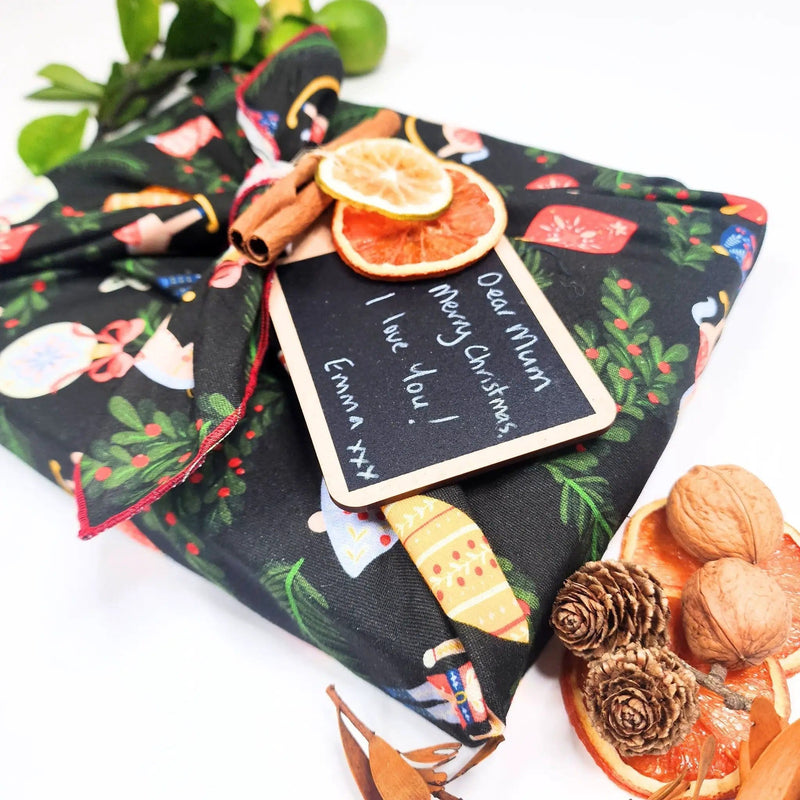 Folk Julepynt - 4 Furoshiki Gift Wraps – view 6
