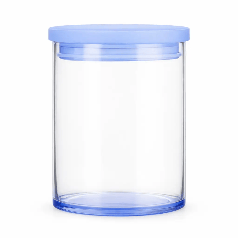 Nest & Stem Homewares Glass Storage Frankly Cotton Clear Glass Storage Jar 650ml Frankly Cotton Clear Glass Storage Jar 650ml