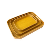 Nest & Stem Homewares Serving Trays Frankly Cotton Bamboo Serving Trays Frankly Cotton Bamboo Serving Trays