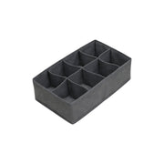 Nest & Stem Homewares Storage Box Frankly Cotton Fabric Drawer Organiser – Charcoal Frankly Cotton Fabric Drawer Organiser – Charcoal