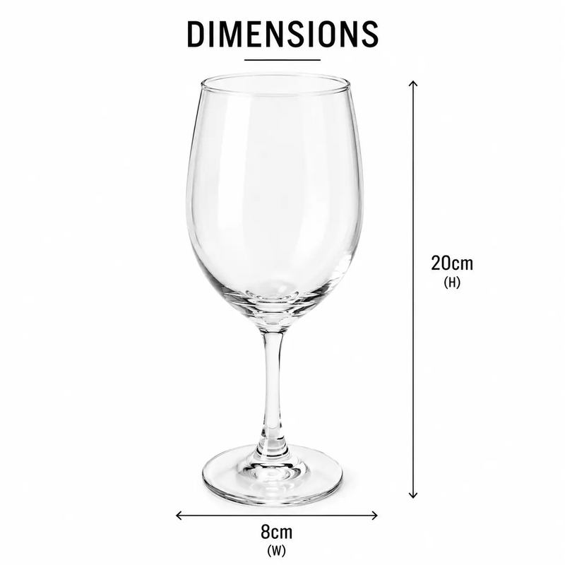 Nest & Stem Homewares Wine Glasses Frankly Cotton Clear Wine Toughened Glass 325ml Frankly Cotton Clear Wine Toughened Glass 325ml