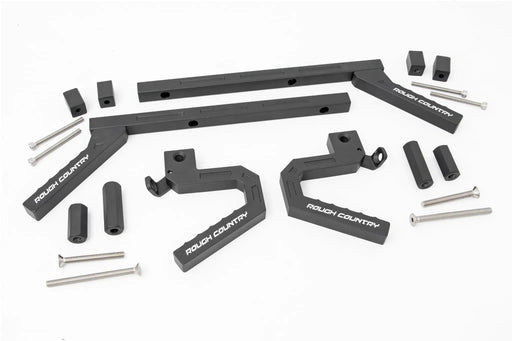 Rough Country Aluminum Grab Handle Set for Jeep Wrangler JK 2007 2018 – view 1