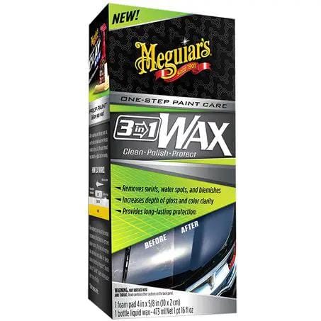 Racing Pro NZ Ltd G191016 - Meguiar's 3 In 1 Wax - 473ML G191016 - Meguiar's 3 In 1 Wax - 473ML