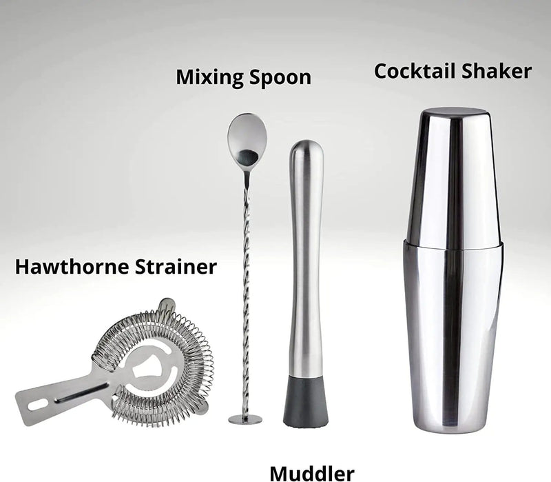 salelink.co.nz Unbranded Cocktail Shaker Set 9PCS Cocktail Shaker Set 9PCS | Action Outdoors NZ
