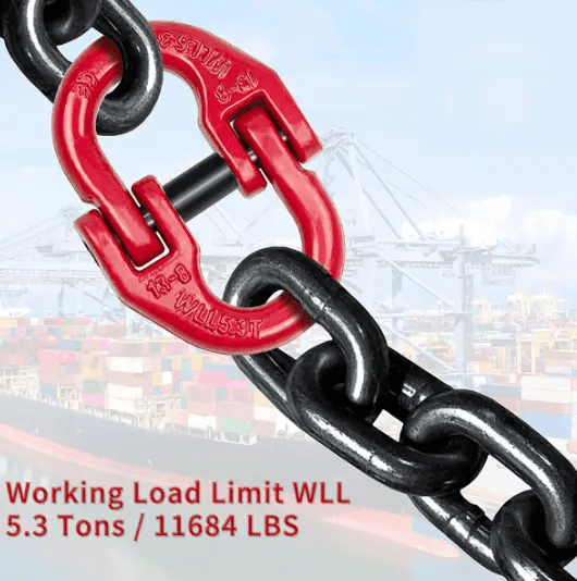 1/2" Safety Chain Connector Link Tow Hitch Hammerlock Coupling Link – view 3