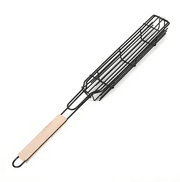 salelink.co.nz Unbranded Grilling Basket BBQ Sausage Rack 4PCS Grilling Basket BBQ Sausage Rack 4PCS | Action Outdoors NZ