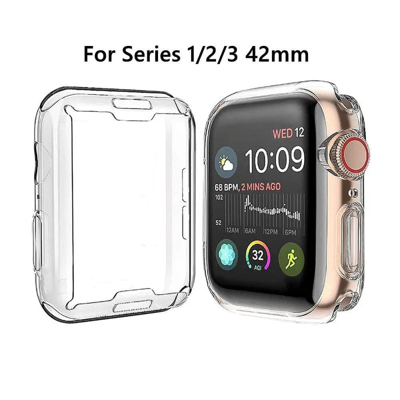 salelink.co.nz Unbranded Apple Watch Case Clear for Series 1/2/3 42mm Clear 42mm Apple Watch Case For Series 1 2 3