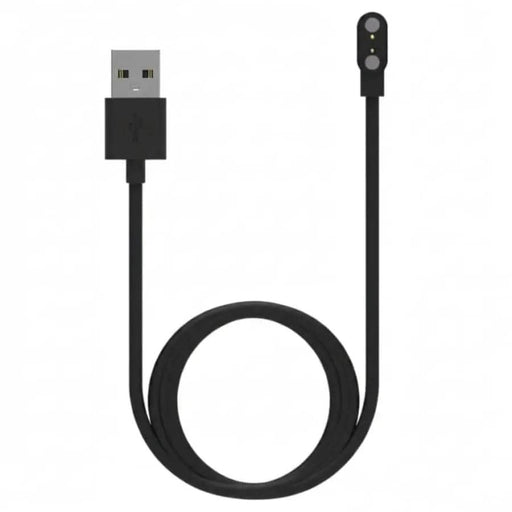 USB to Magnetic Charging Pad Charger Cable for Motorola SmartWatch – (Moto Watch 40 / 70 / 120 / Watch Fit) (Black) 1m