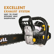 salelink.co.nz X-BULL X-BULL 62cc Petrol Chainsaw X Bull 62cc Petrol Chainsaw 20 Inch Bar E Start Red