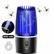 USB Rechargeable UV Mosquito Killer Lamp Indoor Insect Zapper Pest Catcher – view 3