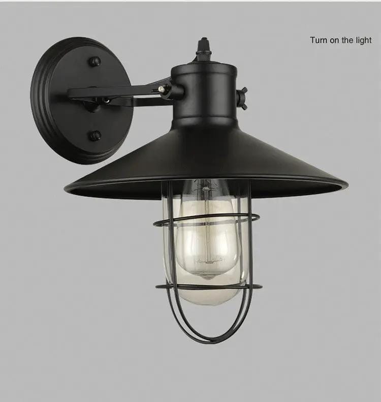 Indoor Wall Lamp Vintage Lighting Kitchen Light Black Wall Sconce – view 4