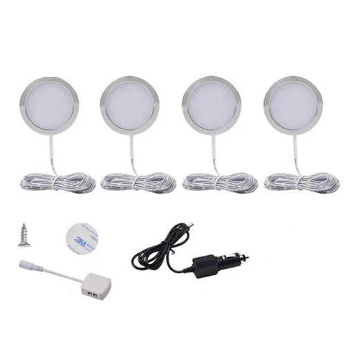 4x 12V LED Down Light Cabin Ceiling Lamp Caravan Camper Trailer Car RV White – view 1