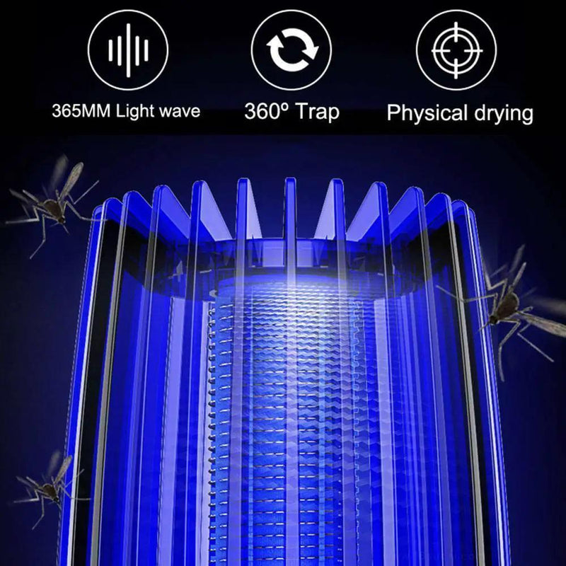 USB Rechargeable UV Mosquito Killer Lamp Indoor Insect Zapper Pest Catcher – view 8