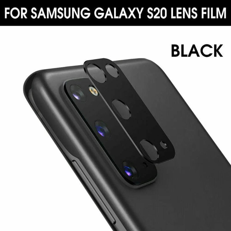 Samsung Galaxy S20 5G Camera Lens Protector With Aluminum Frame Black – view 2