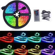 5M RGB 5050 SMD 12V Led Strip Light + Remote + Adapter – view 1