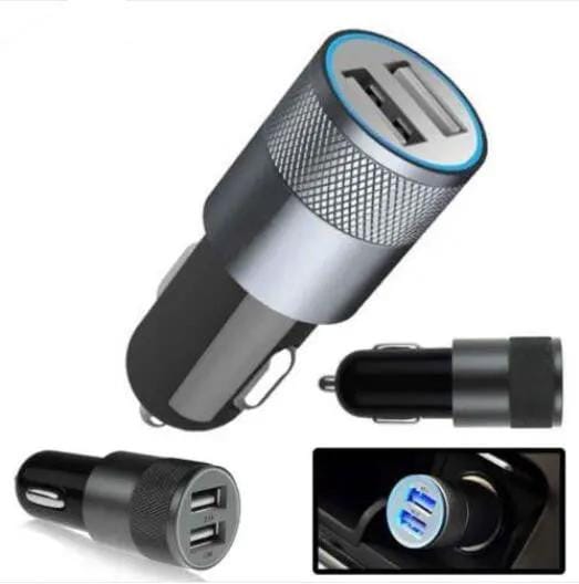 USB Car Charger for Phone Dual USB Adapter Cigarette Lighter Socket – view 2