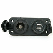 12V Car Cigarette Lighter Socket 2.1A Dual USB Charger Power Outlet – view 2