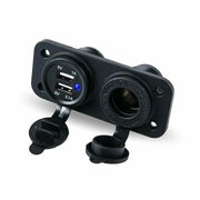 12V Car Cigarette Lighter Socket 2.1A Dual USB Charger Power Outlet – view 3