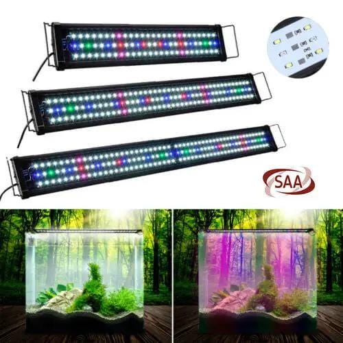 salelink.co.nz Unbranded fish tank lights led L:116cm/156leds 116cm Full Spectrum Aquarium LED Light For Fish Tanks