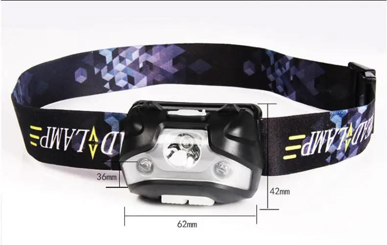 LED Head Torch Fishing Headlight Headlamp Motion Sensor – view 5