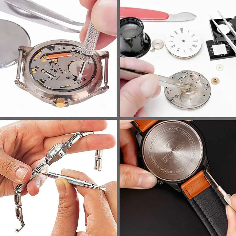 506pcs Watch Repair Tool Kit Back Case Opener Remover Spring Pin Bars Watchmaker – view 5