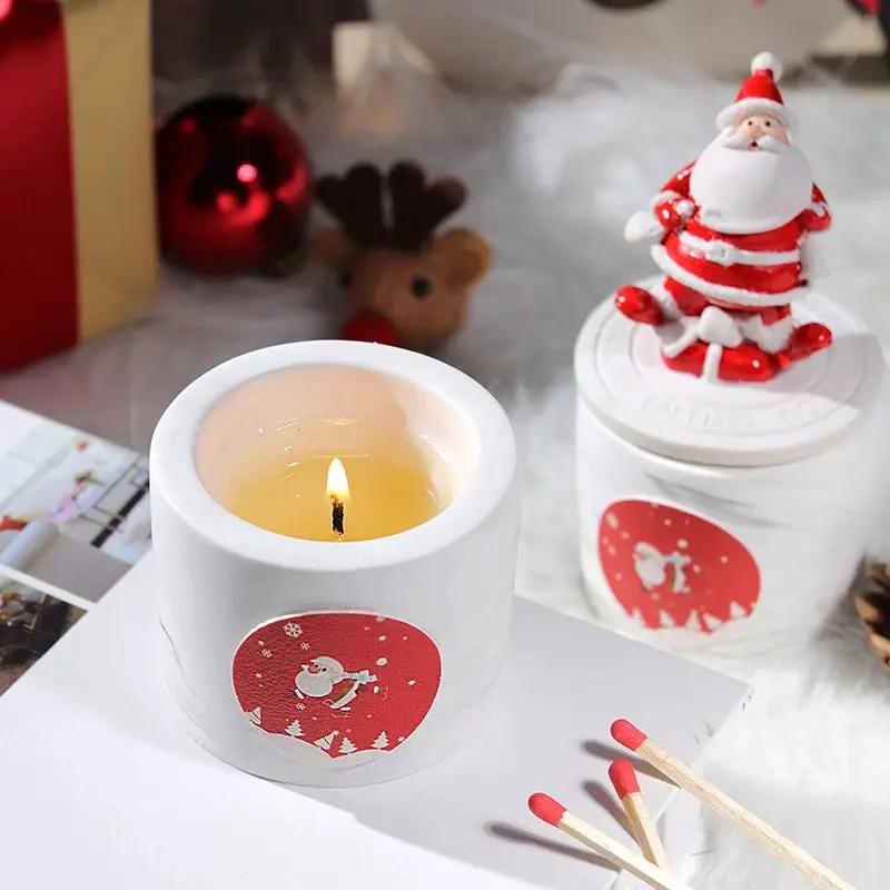 Christmas Scented Candles Gift Set Sage and Sea Salt – view 4
