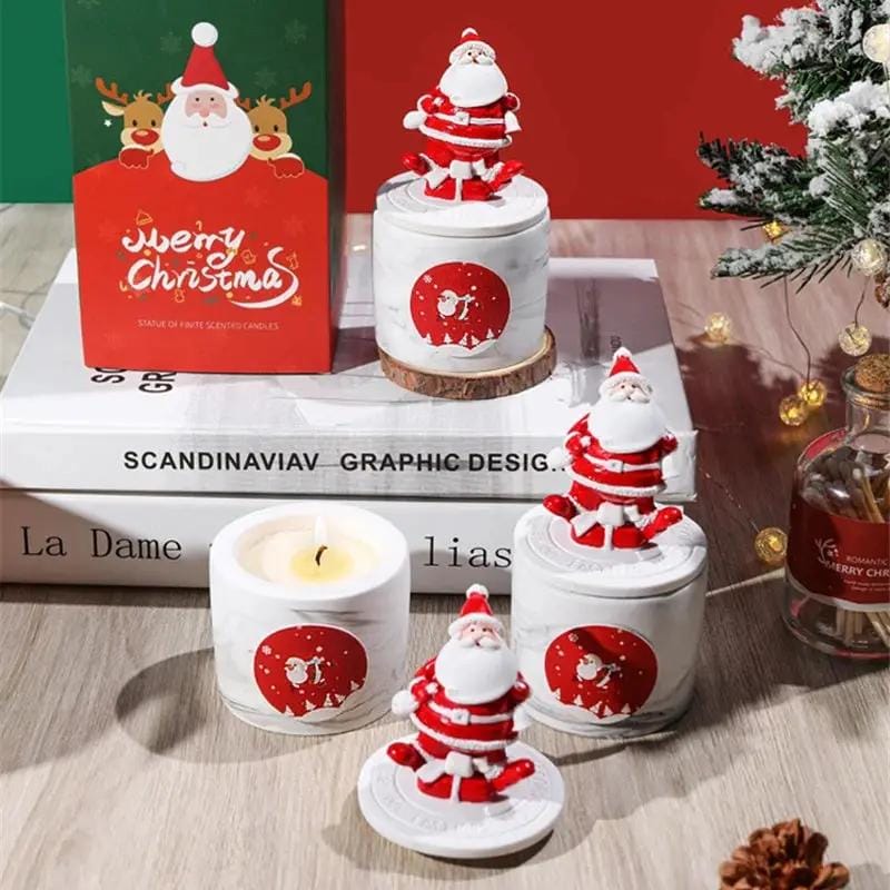 Christmas Scented Candles Gift Set Sage and Sea Salt – view 6