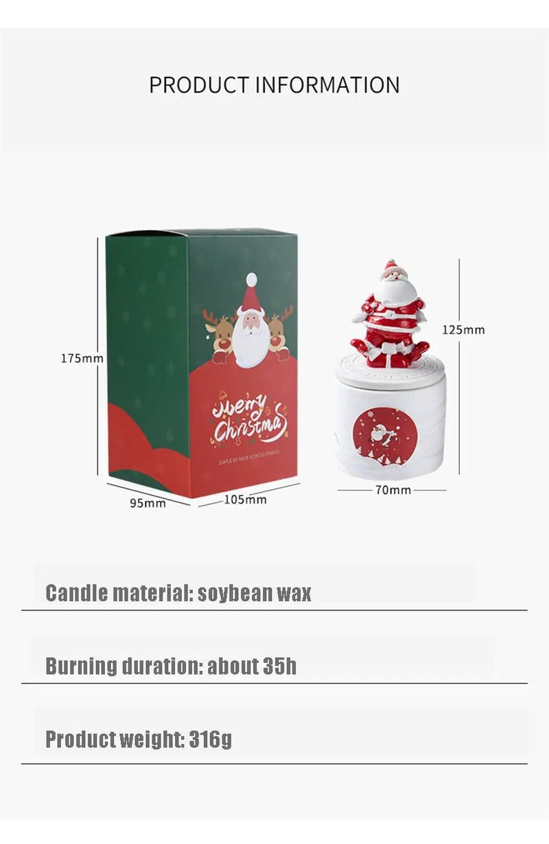 Christmas Scented Candles Gift Set Sage and Sea Salt – view 7