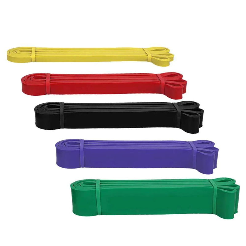 salelink.co.nz Unbranded Heavy Duty Resistance Bands Set Five Color Heavy Duty Resistance Bands Set 5 to 125 Lb