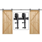 salelink.co.nz Unbranded 12FT/366cm Barn Door Hardware Kit 12FT/366cm Barn Door Hardware Kit | Action Outdoors NZ