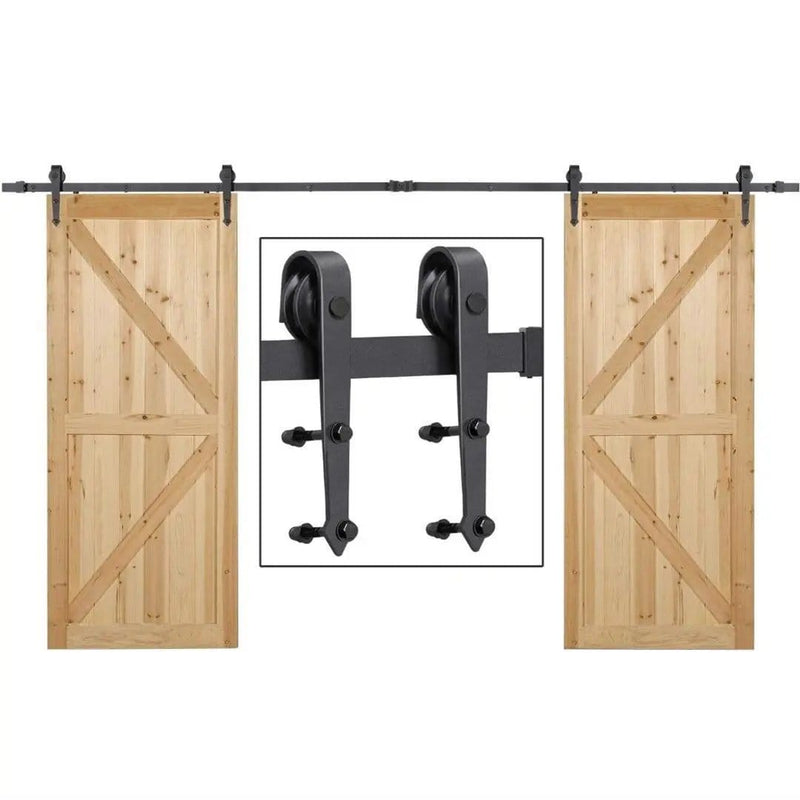 salelink.co.nz Unbranded 12FT/366cm Barn Door Hardware Kit 12FT/366cm Barn Door Hardware Kit | Action Outdoors NZ
