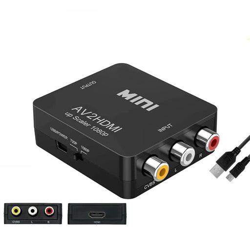 salelink.co.nz Unbranded AV to HDMI Converter AV To HDMI Upscaler Converter 720p Or 1080p
