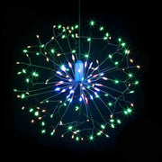 198 LED Hanging Starburst Firework Fairy String Light Lamp Party Xmas Decro – view 1