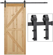 salelink.co.nz Unbranded 2M Sliding Barn Door Hardware Kit 2M Sliding Barn Door Hardware Kit Rust Resistant