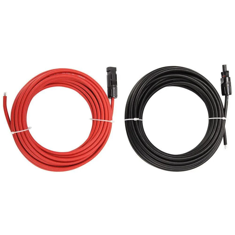 2x 10 m Extension Cable 4mm2 Wire MC4 Connectors Panel Solar to regulator Cable – view 1