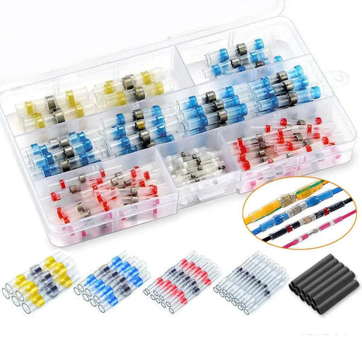 250pcs Waterproof Solder Seal Sleeve Heat Shrink Butt Wire Connectors Terminals – view 1