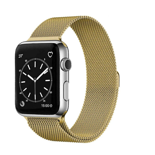 GOLD 44mm 45mm 46mm(Series 10) 49mm Ultra 2 Magnet Watch Band Strap For Apple Watch – view 1