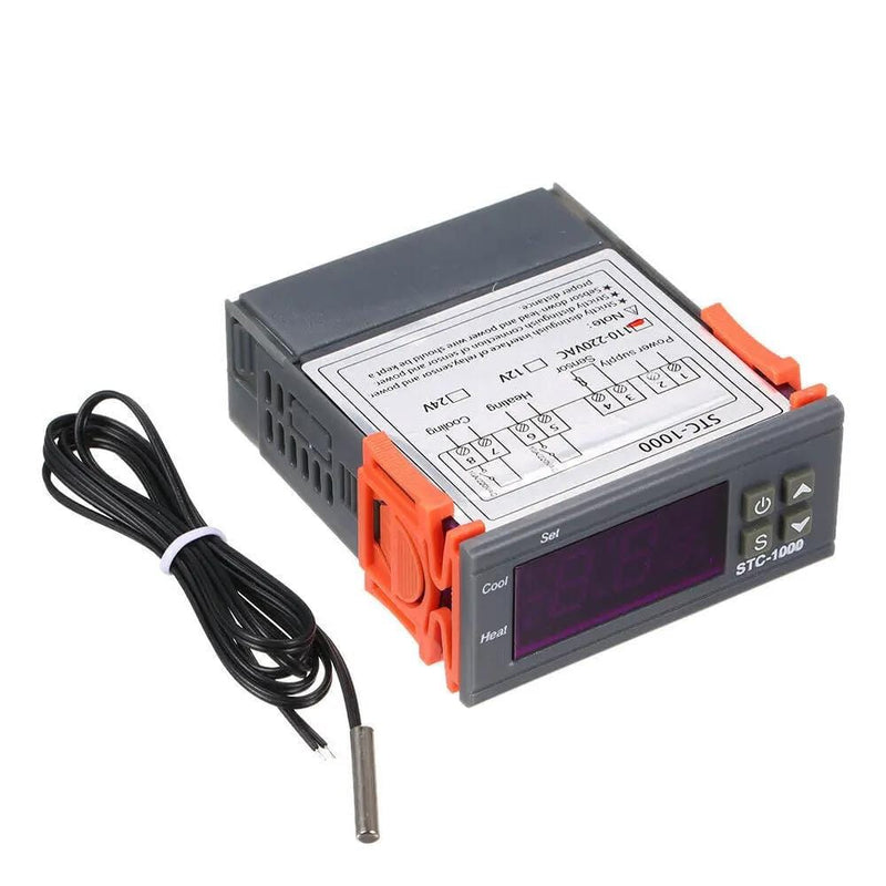 Digital Temperature Thermostat STC-1000 Controller 110V-220V Heating Cooling LCD – view 1