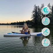 10'6'' Inflatable Stand Up Paddle Board SUP Surfboard – view 7