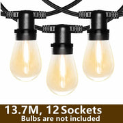 12 Sockets Festoon Party Wedding String Light Outdoor – view 2