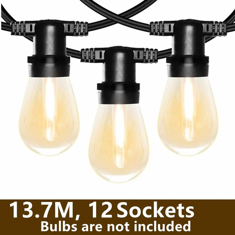12 Sockets Festoon Party Wedding String Light Outdoor – view 2