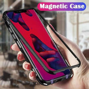 salelink.co.nz Unbranded Huawei Mate 20 Case Huawei Mate 20 Case Magnetic Metal Frame Glass Back