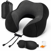 salelink.co.nz Unbranded Travel Pillow with Eye Mask Earplugs Travel Pillow with Eye Mask Earplugs | Action Outdoors NZ