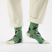 Barekind NZ Socks Save the Green Puffin Bamboo Socks Save the Green Puffin Bamboo Socks