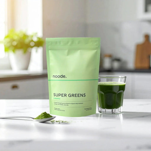 Noode Super Foods Super Greens - Pineapple 160g Noode Super Greens Pineapple Superfood Powder 160g