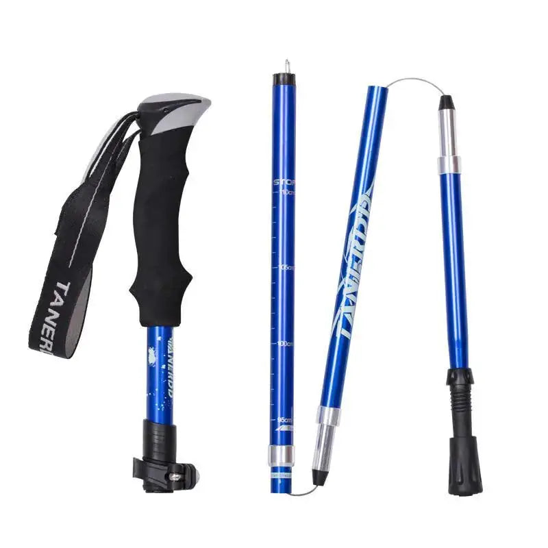 Ultra-Light 5-Section Folding Trekking Pole | Aluminum Alloy Hiking Pole – view 1