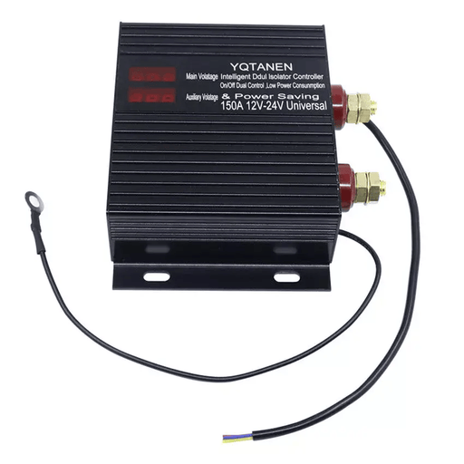 LCD Dual Battery Smart Isolator Universal 12V/24V Voltage Sensitive Relay For RV