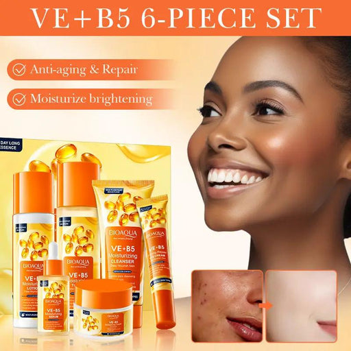 Poppy Gifts Skin Care BIOAQUA VE + B5 Moisturizing & Hydrating 6 piece Skincare Gift Set BIOAQUA VE + B5 Moisturizing & Hydrating 6 piece Skincare Gift Set