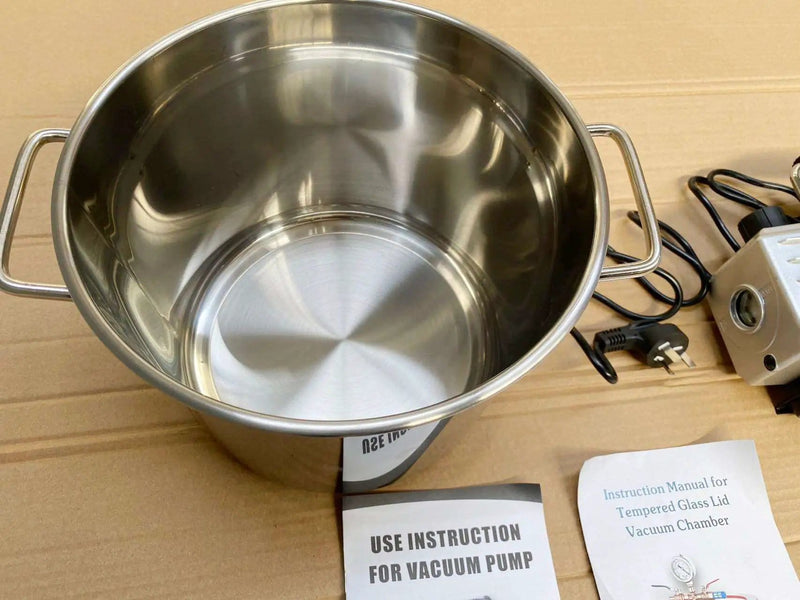 7L Degassing Vacuum Chamber Pump Remove Air/Bubble From Resin And Silicone Systems – view 6